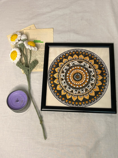 Sunspire Hand-Painted Mandala Frames 10”x10”