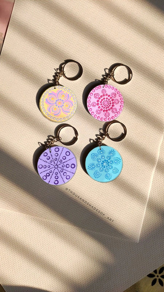 KEY CHAIN 5 BUNDLE Pastel Colors